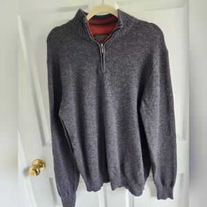 Emanuel Ungaro Charcoal Zip-Up Sweater